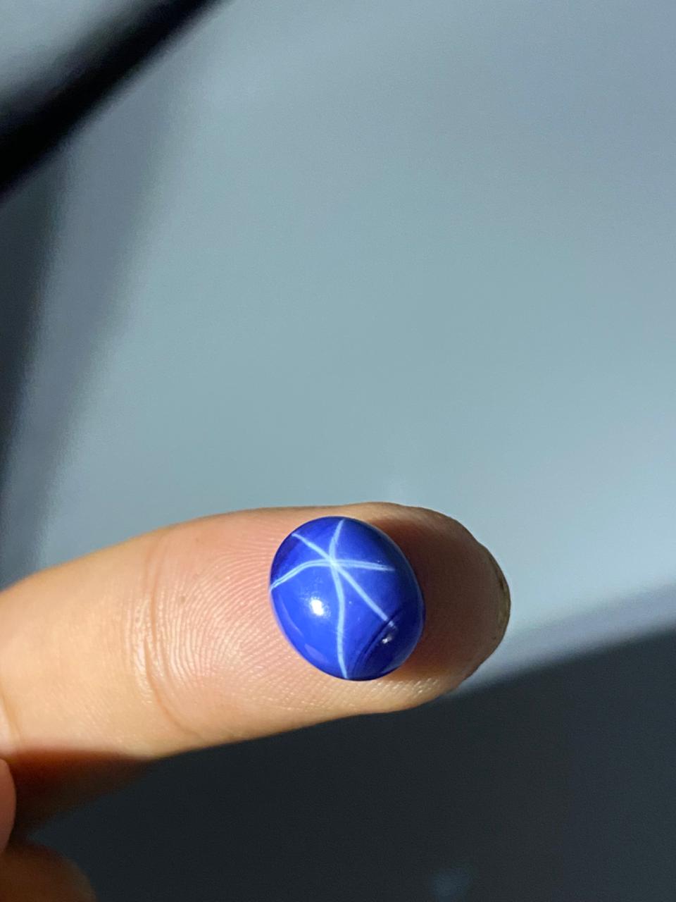 Neelam Star Stone For Ring